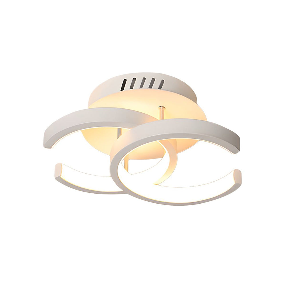Skanto | LED-Deckenleuchte mit schwarzem Metallrahmen