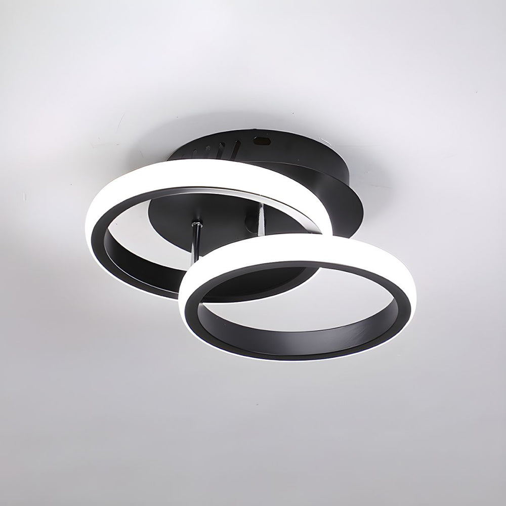 Skanto | LED-Deckenleuchte mit schwarzem Metallrahmen