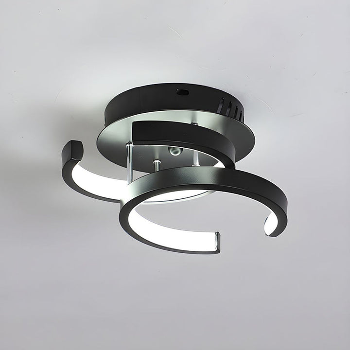 Skanto | LED-Deckenleuchte mit schwarzem Metallrahmen
