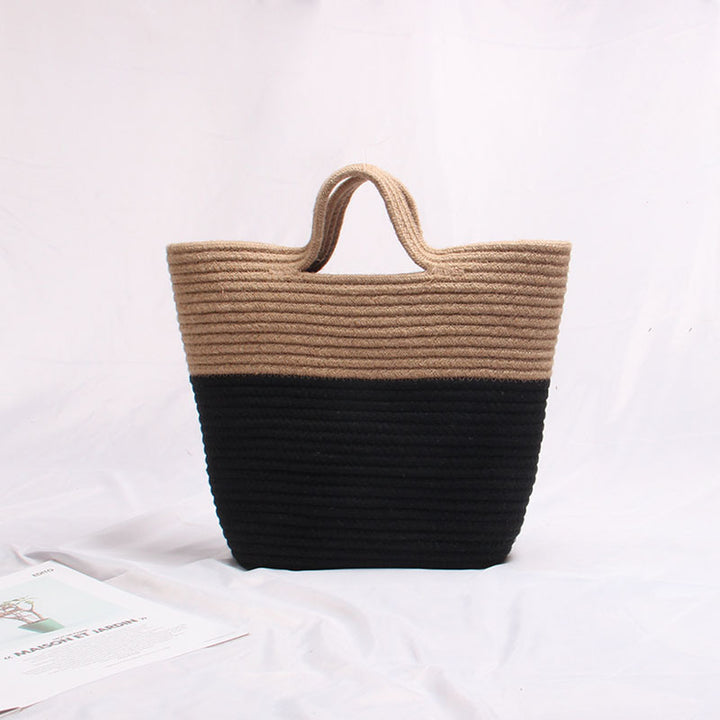 Geräumige und stilvolle Strohtasche Skanto