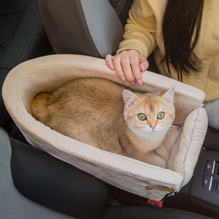 Skanto | Skanto Zentraler Kontroll-Hundeautositz für kleine Haustiere