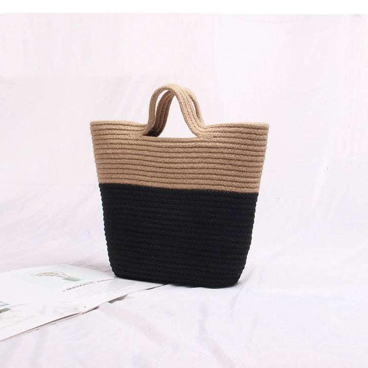 Geräumige und stilvolle Strohtasche Skanto