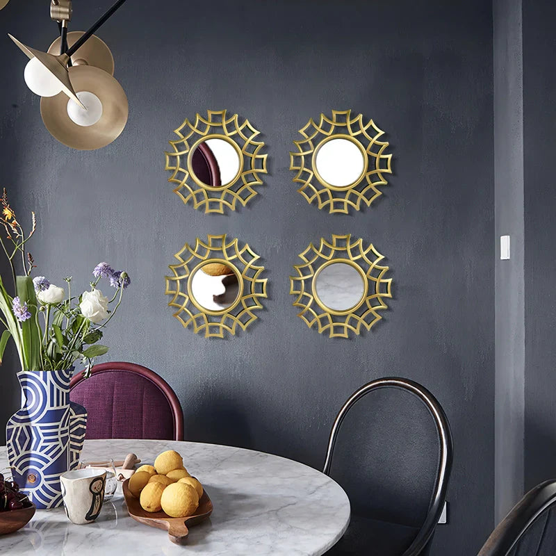 Skanto | Luxuriöser unregelmäßiger Spiegel Wanddeko für moderne Interieurs