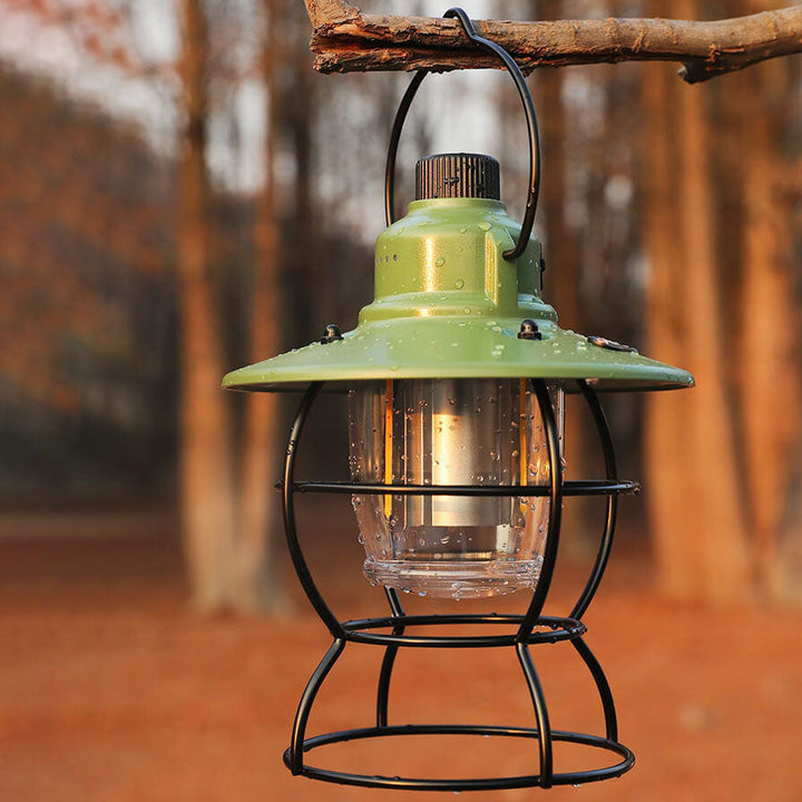 Skanto | Vintage Outdoor Camping Laterne Wiederaufladbare Tragbare Campinglampe