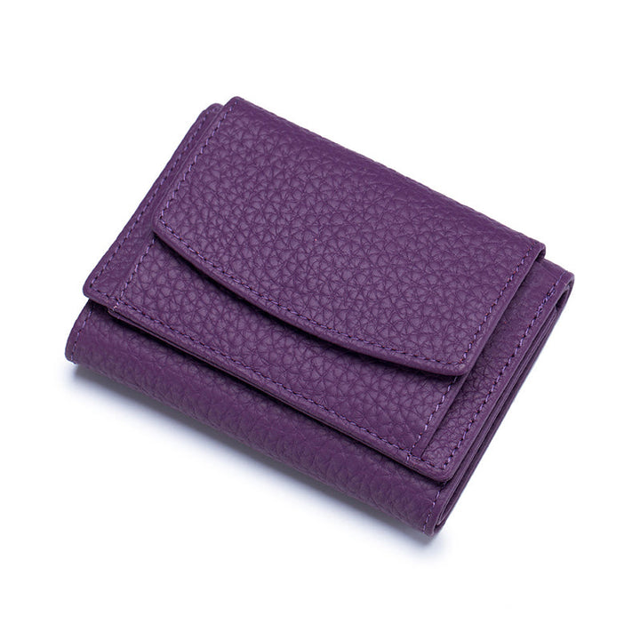 Handgefertigte RFID-Brieftasche aus weichem Leder