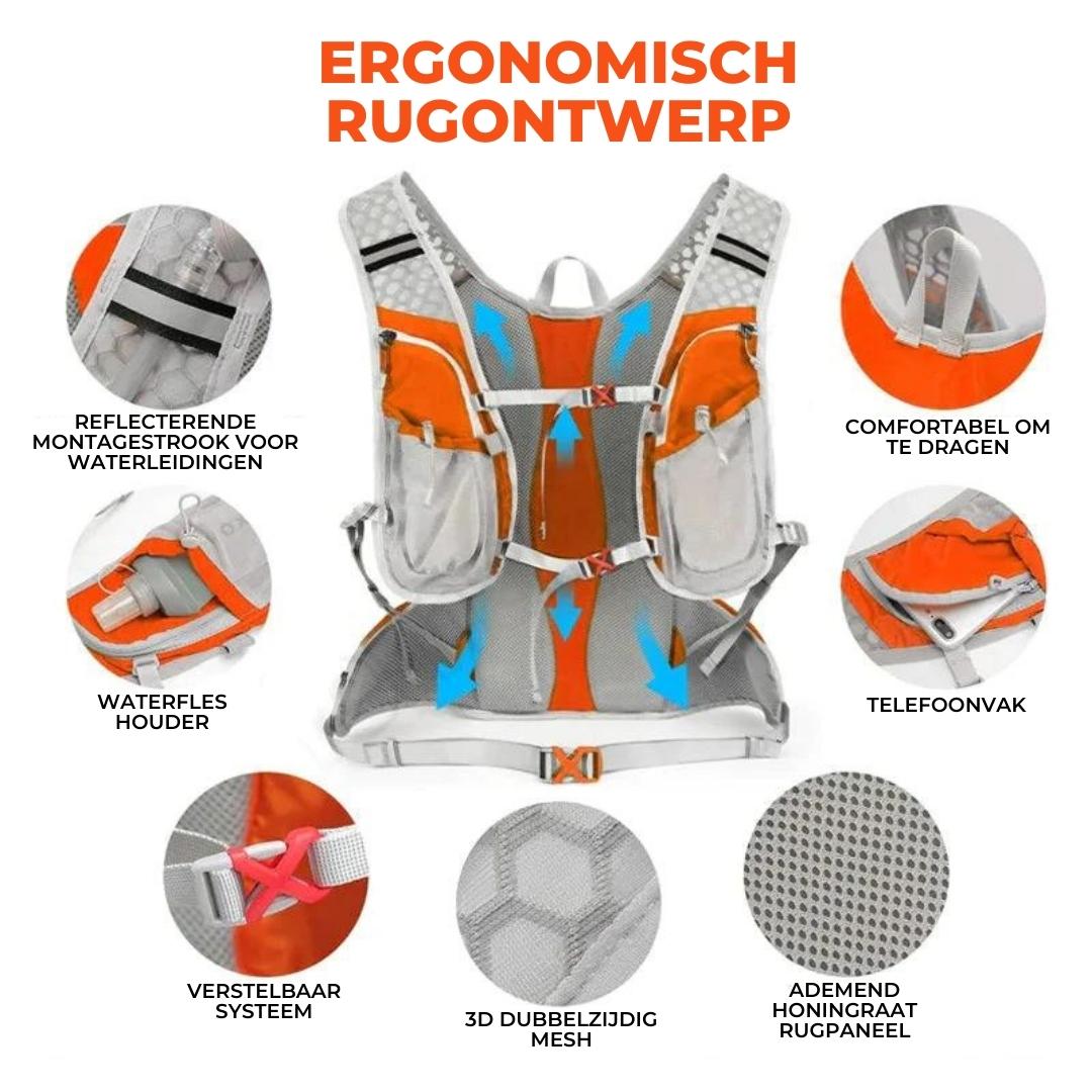 Skanto AquaPack – Stilvoller wasserdichter Rucksack mit Trinkblase