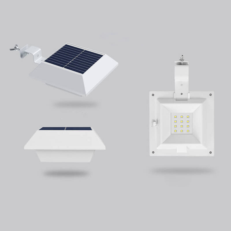 Skanto | Solar UFO-förmige Design Zaunleuchte LED Außenwandlampe