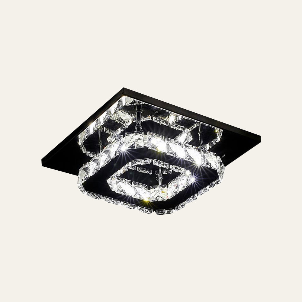 Skanto | Moderne Kristall-LED-Deckenleuchte für die Deckenmontage