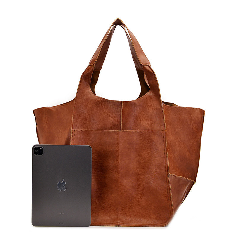 Skanto | Übergroße Wochenend-Ledertasche