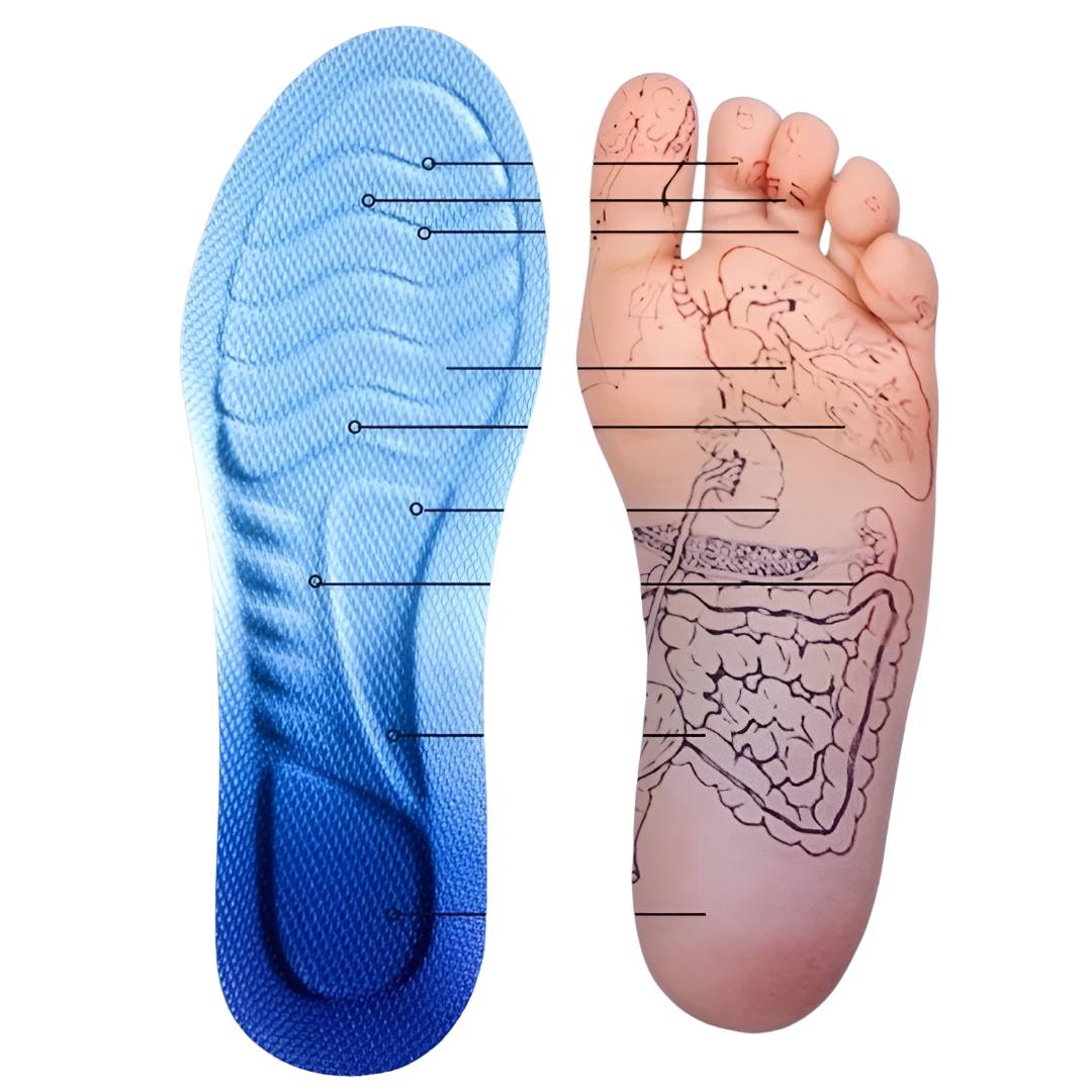 Skanto | Orthopädische Einlegesohlen zur Linderung von Fußschmerzen | 4D Stoßdämpfung, Fersenschmerzlinderung & Haltungsunterstützung für ganztägigen Komfort