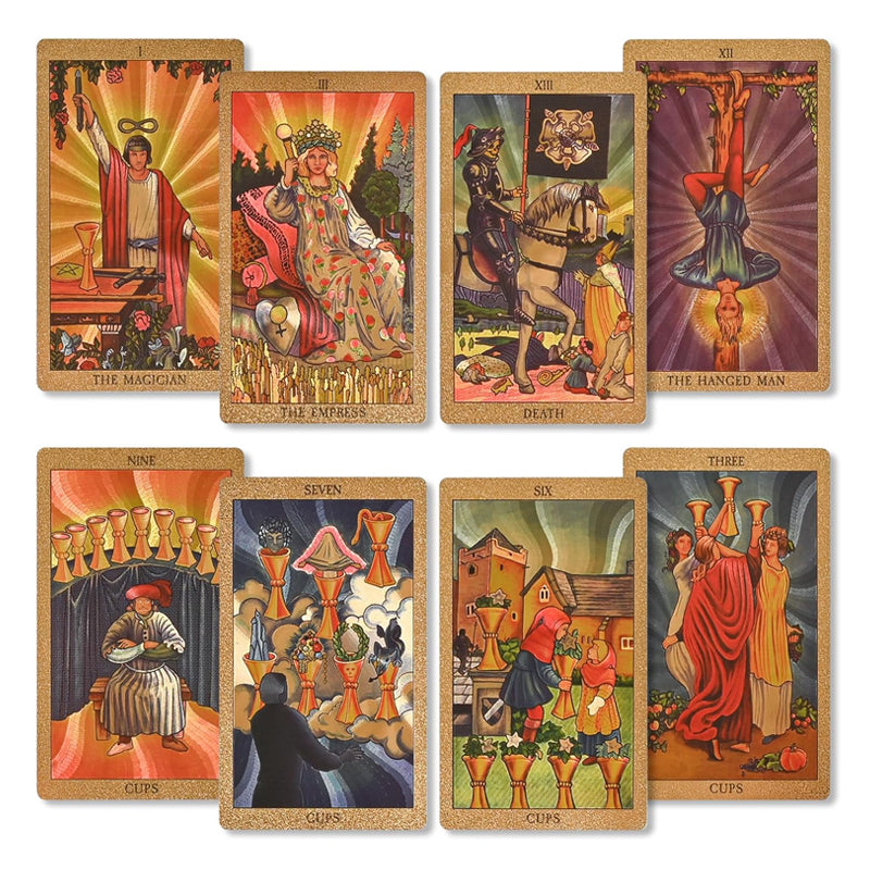 Entdecken Sie die mystische Welt des Tarot Goldfolien-Tarots