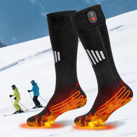 Skanto | Wiederaufladbare USB-Heizsocken mit elektrischer Thermofunktion für kaltes Wetter