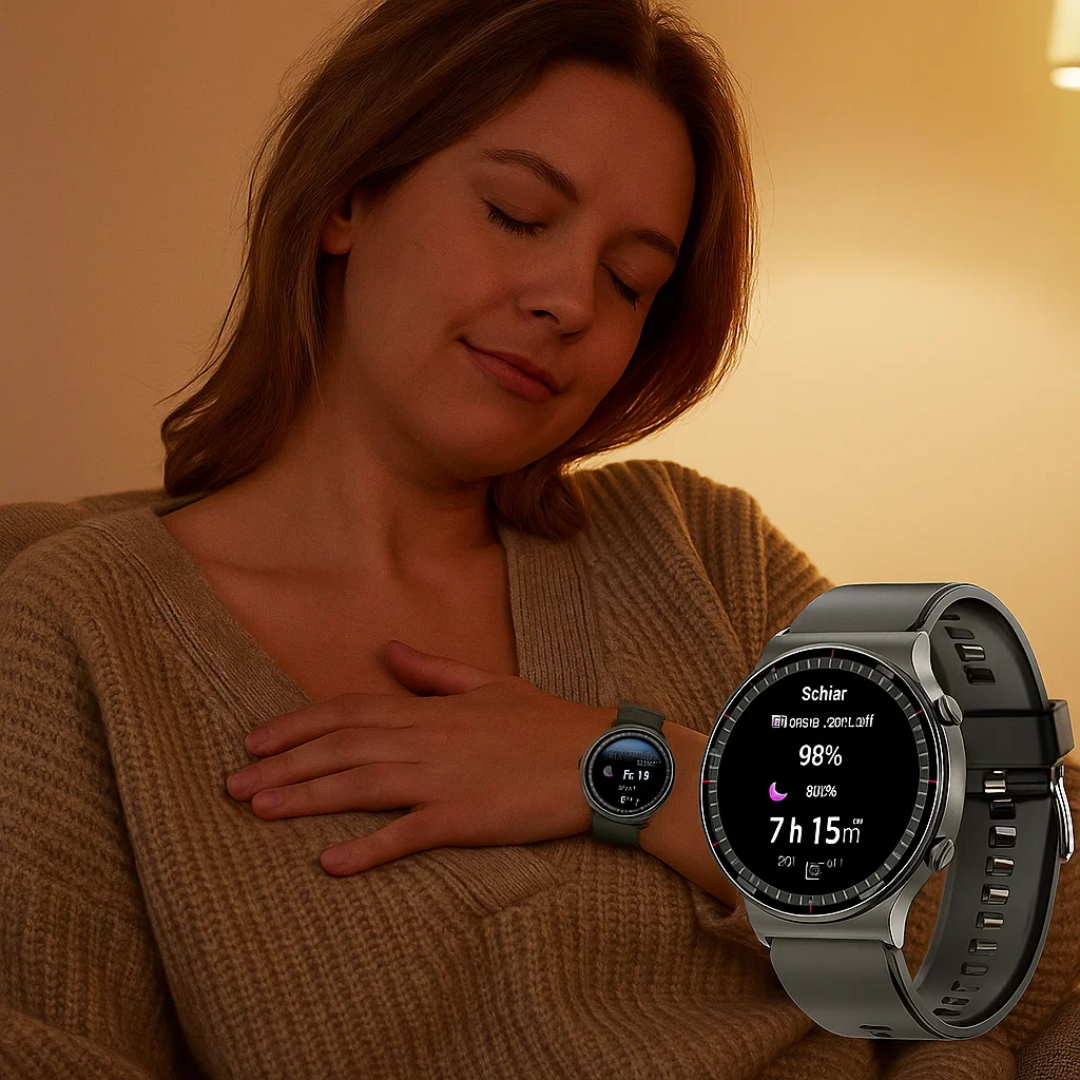 Skanto | CardioSense – Medizinische EKG-Smartwatch mit Osram-Sensor und 24/7 Gesundheitsüberwachung