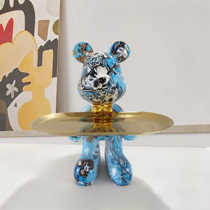 Skanto | Bärenstatue mit Tablett