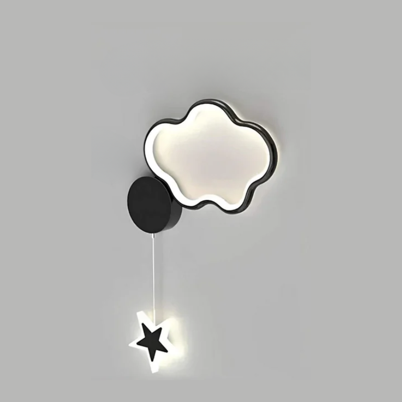 Skanto | DreamLight | Magische Wandlampe mit Wolken, Sternen und Mond