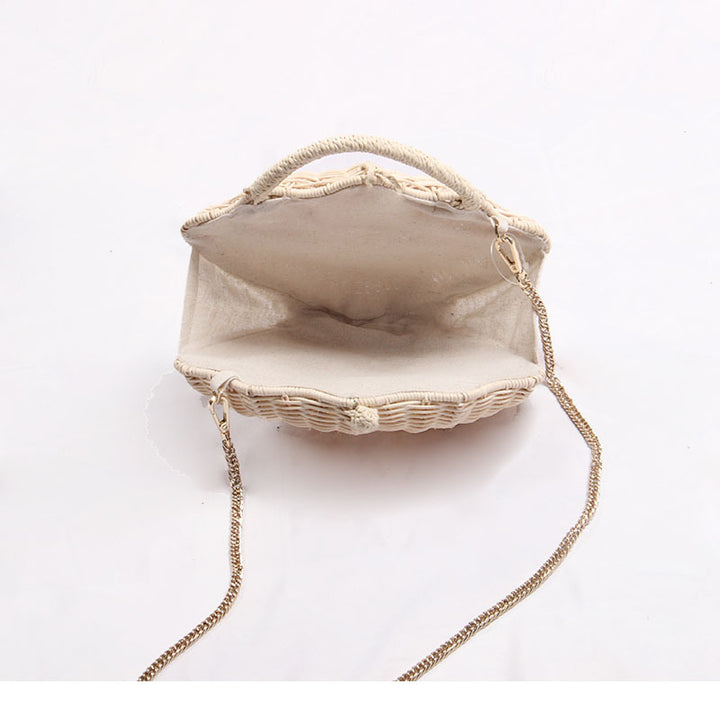 Handgemachte Strandtasche im organischen Design Skanto