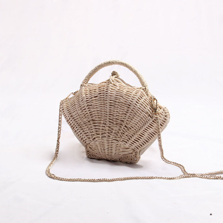 Handgemachte Strandtasche im organischen Design Skanto