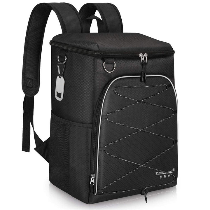 Unisex isolierter Kühlrucksack mit thermisch versiegeltem Innenraum, flexiblem Tragekomfort und organisierter Fronttasche Skanto
