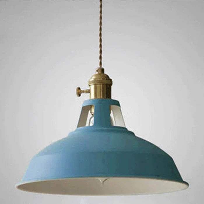 IronGlow Industrielle Retro-Hängelampe aus Metall, E27