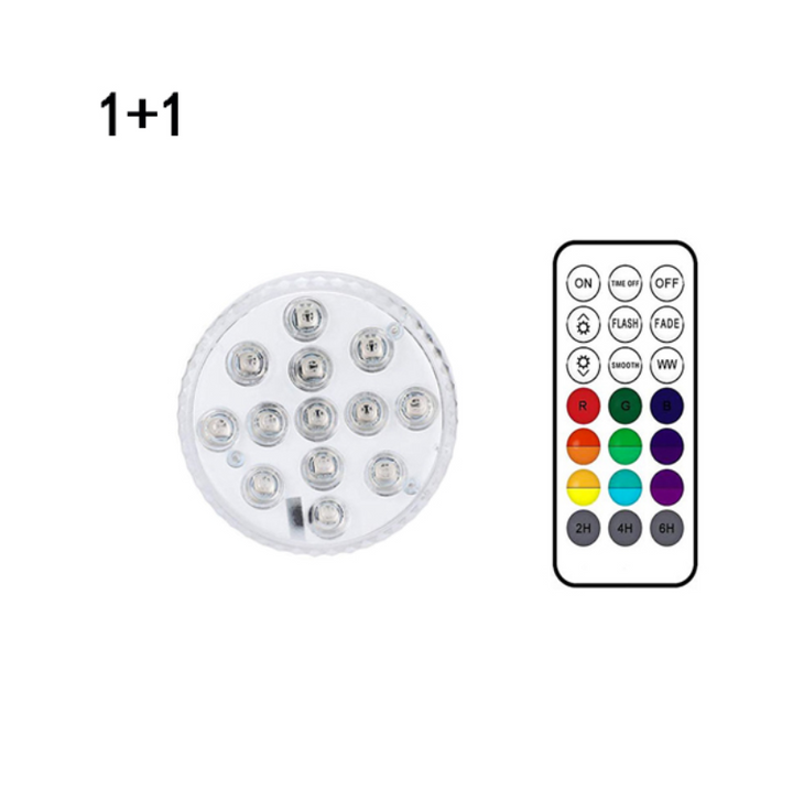 Skanto | Unterwasser-LED-Leuchte mit Fernbedienung – RGB-Mehrfarben-Poolbeleuchtung für Bäder und Teiche