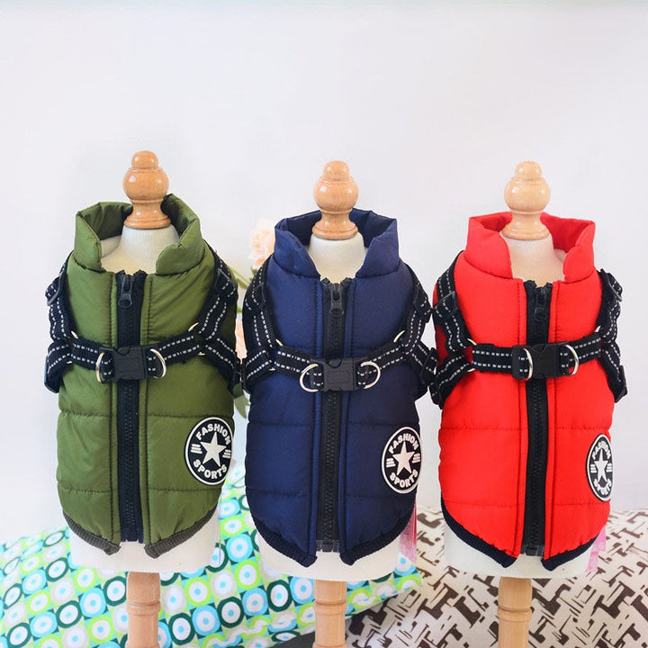 Skanto | Wasserdichte Winterjacke mit integriertem Geschirr