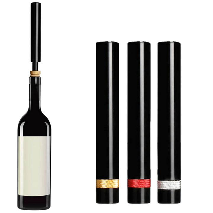 WineLuxe Luftdruck Weinumdreher – Edelstahl & Ergonomisches Design