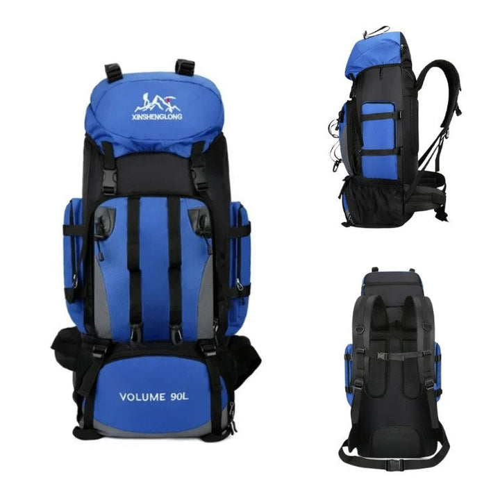 Skanto | 90L Wasserdichter Wanderrucksack – Ultraleichter Reiserucksack für Outdoor-Abenteuer & Camping