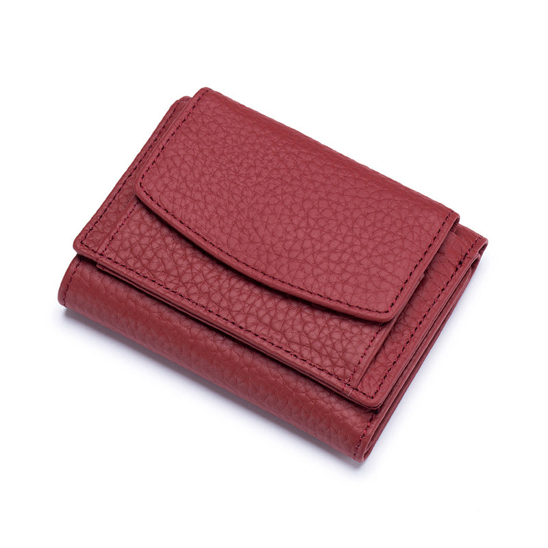 Handgefertigte RFID-Brieftasche aus weichem Leder