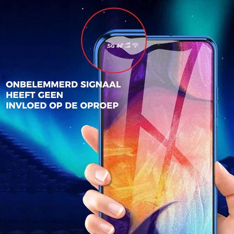 Magnetische Handyhülle mit doppelseitigem Panzerglas – für Samsung Galaxy S23/S22/S21/S20 & Note 20/10