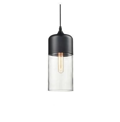 Skanto | Mundgeblasene Glas- & Holz-Pendelleuchte, verstellbar