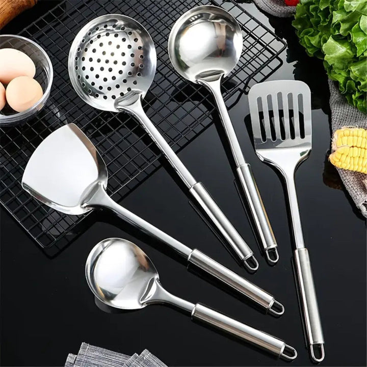 Skanto | Premium Edelstahl-Küchenutensilien | 5-teiliges Set