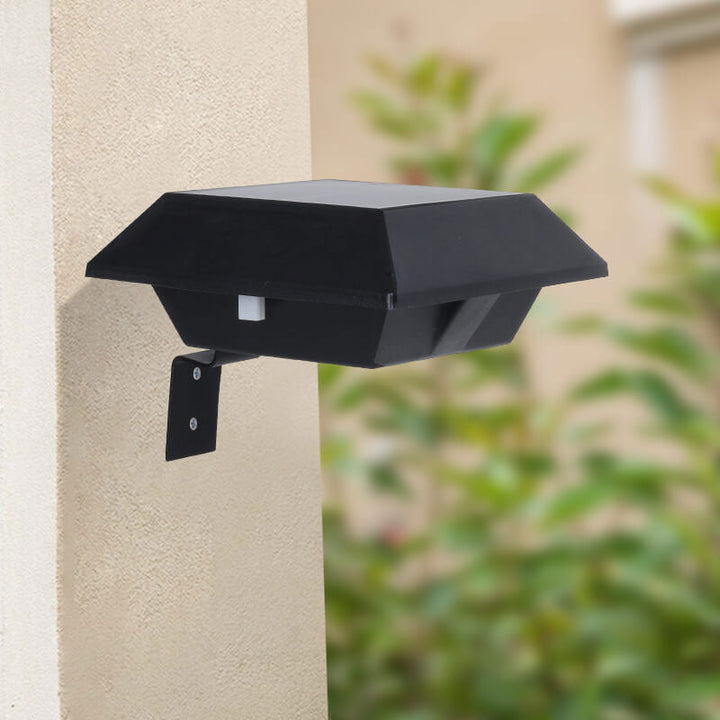 Skanto | Solar UFO-förmige Design Zaunleuchte LED Außenwandlampe