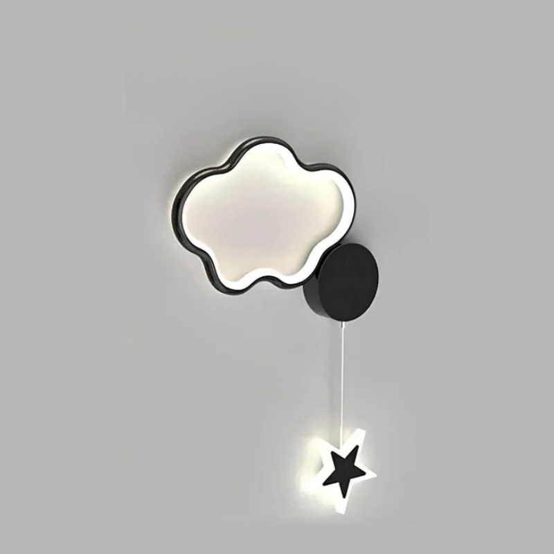 Skanto | DreamLight | Magische Wandlampe mit Wolken, Sternen und Mond