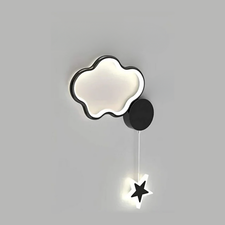 Skanto | DreamLight | Magische Wandlampe mit Wolken, Sternen und Mond
