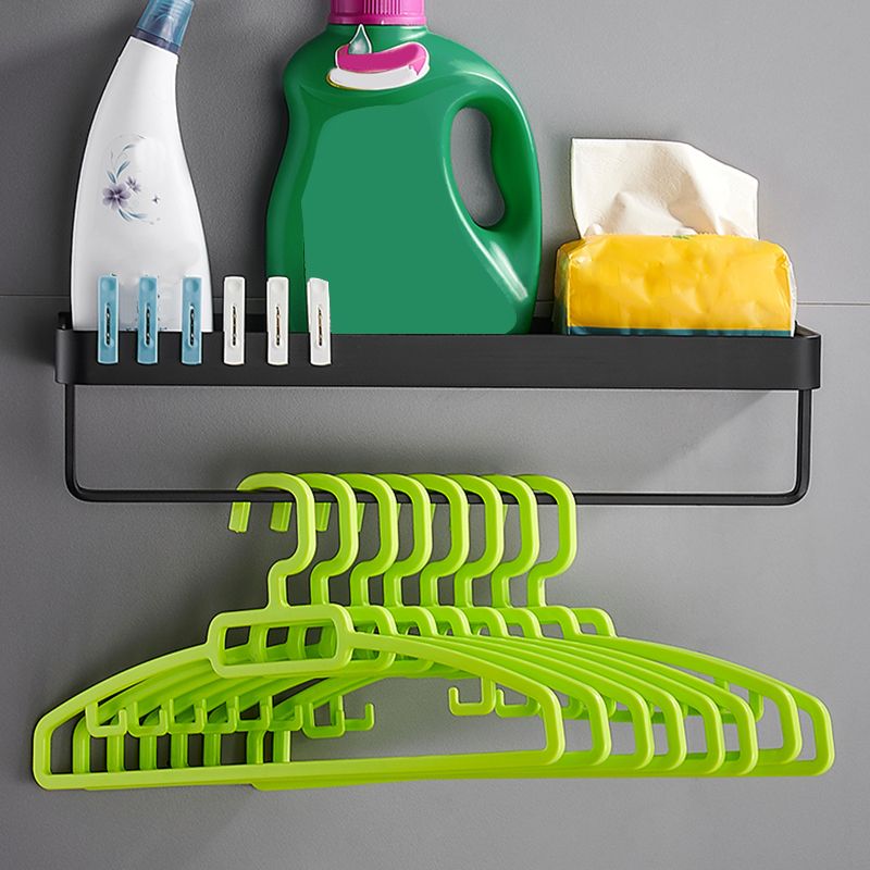 Mattschwarzes modernes Badezimmer-Set 1/2 – Edelstahl-Badezimmerregal