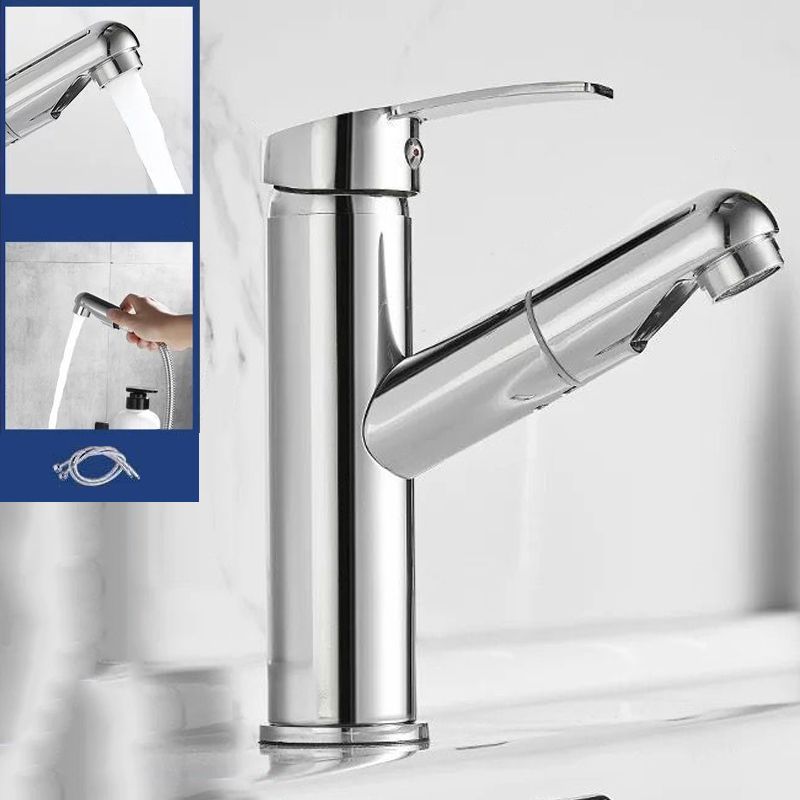 Skanto | Modernes Design Badezimmerarmatur Einhebelmischer mit Wasserschlauch