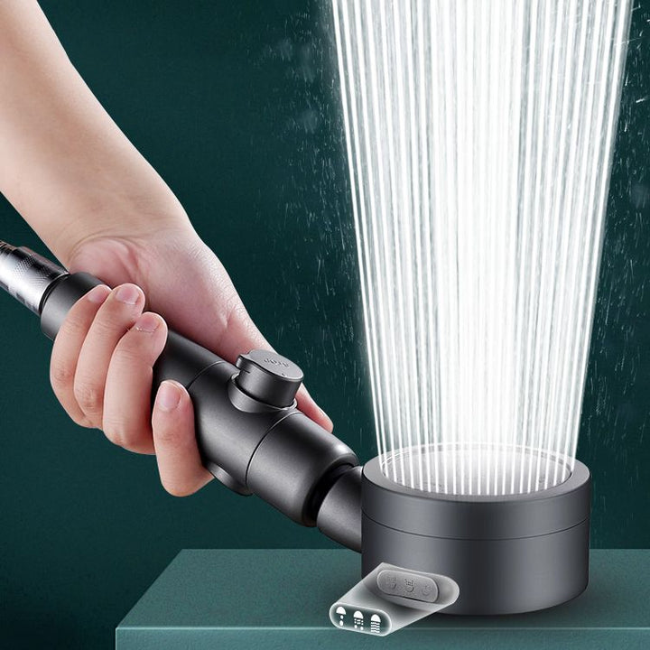 Skanto | Duschkopf aus Kunststoff, moderner Handbrausekopf mit einstellbarem Wasserfluss