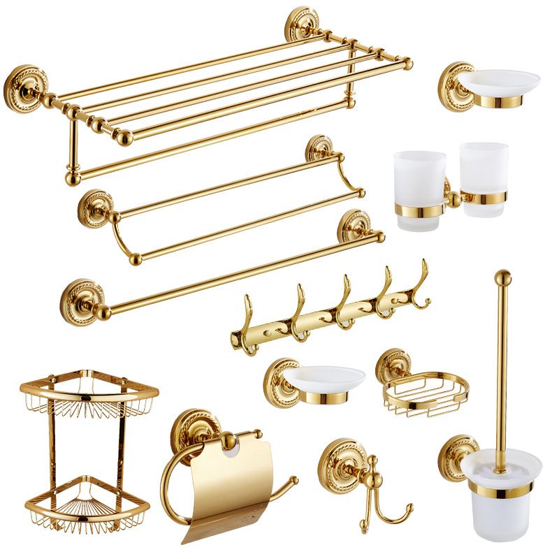 Skanto | Traditionelles goldenes Badezimmer-Armaturen-Set Kupfer-Badezimmer-Set
