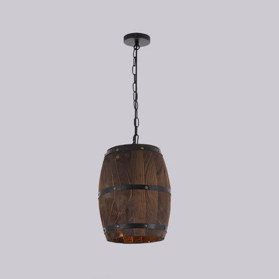 Skanto | BarrelGlow Vintage Pendelleuchte | Trevinfat Design | 1-flammig | Rustikale Beleuchtung