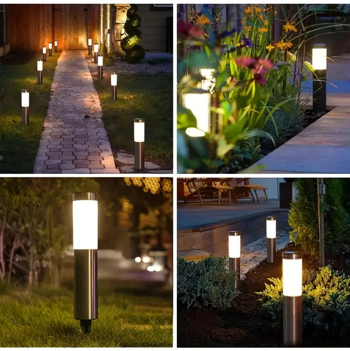 Skanto | Solar-Außenbeleuchtung | Wasserdicht, energieeffizient und einfach zu installieren für Garten- und Wegbeleuchtung