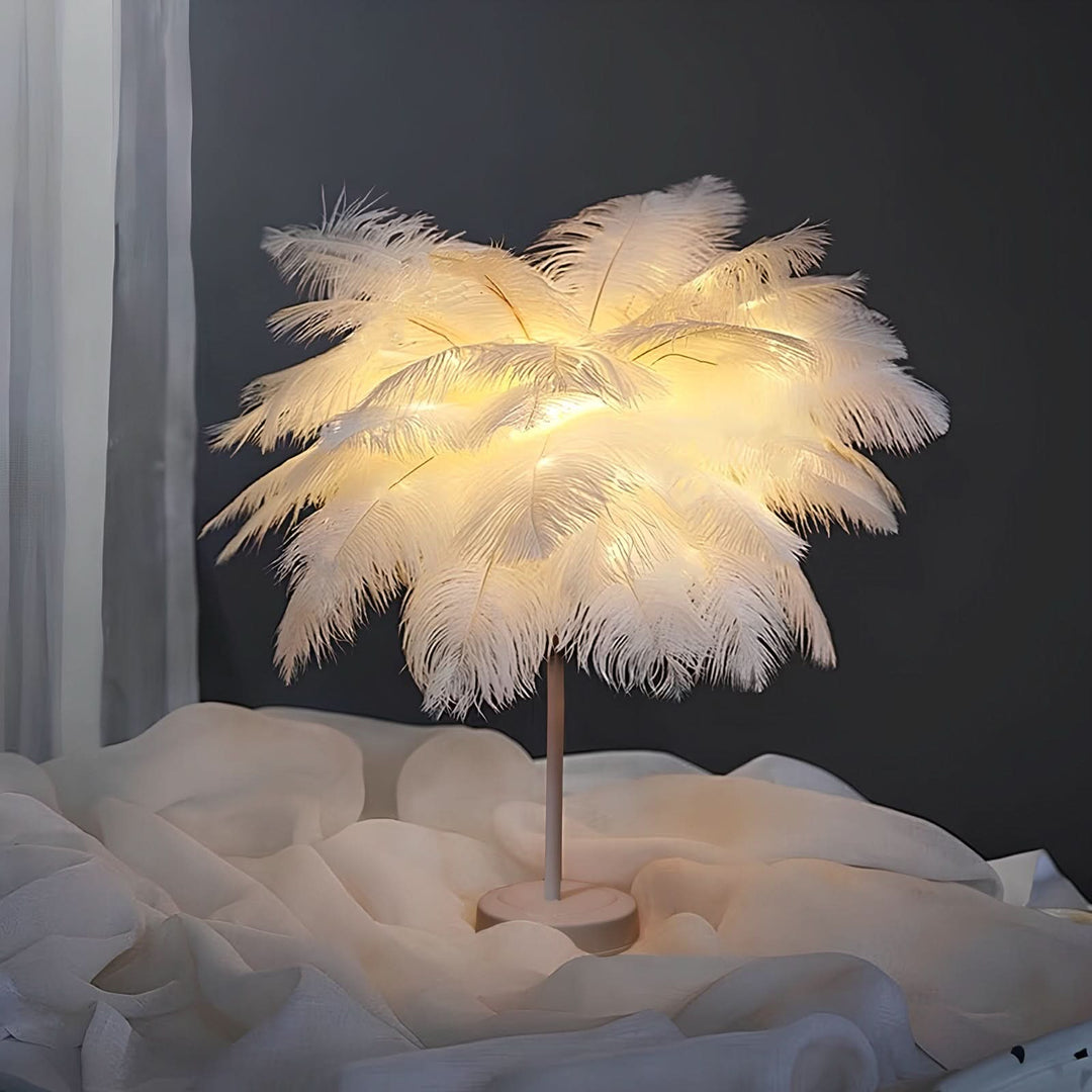 Skanto | LumaPalm Feder-Palmenlampe