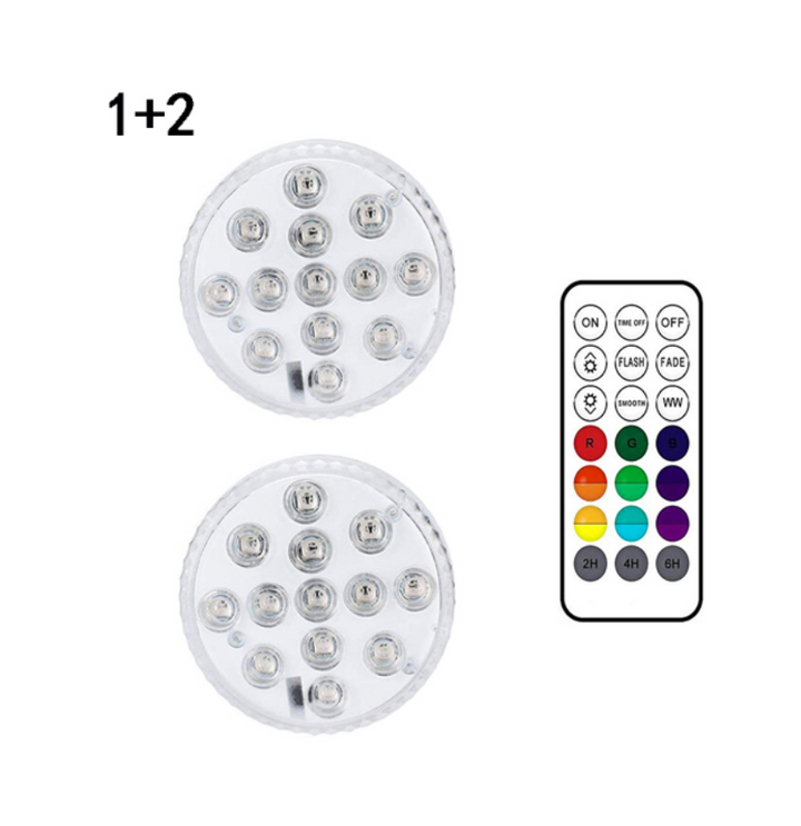 Skanto | Unterwasser-LED-Leuchte mit Fernbedienung – RGB-Mehrfarben-Poolbeleuchtung für Bäder und Teiche