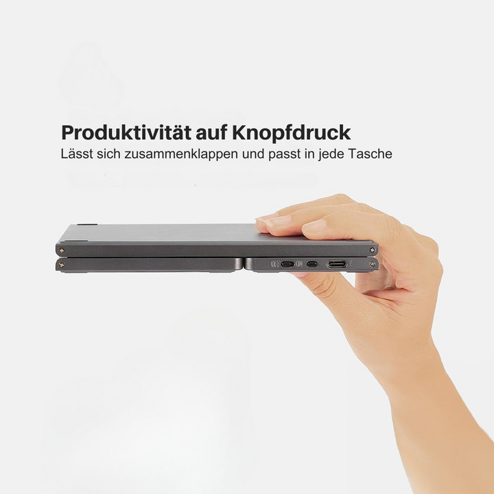 Skanto | Faltbare Bluetooth-Tastatur | Integriertes Touchpad | Schwarz