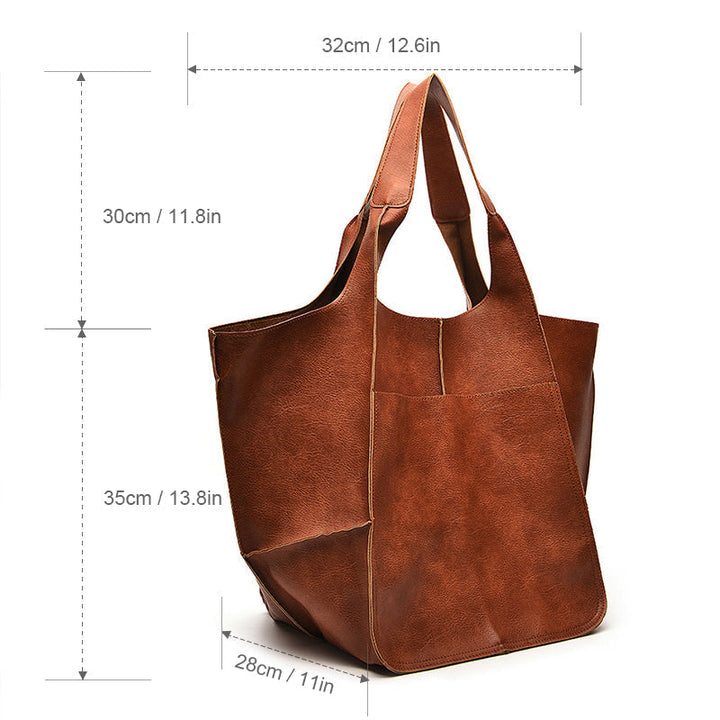 Skanto | Übergroße Wochenend-Ledertasche