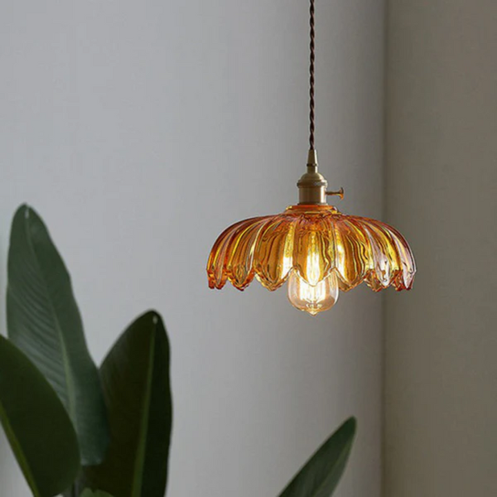 Skanto | Vintage Pendelleuchte aus Glas