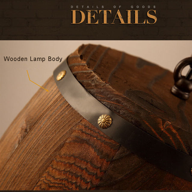 Skanto | BarrelGlow Vintage Pendelleuchte | Trevinfat Design | 1-flammig | Rustikale Beleuchtung