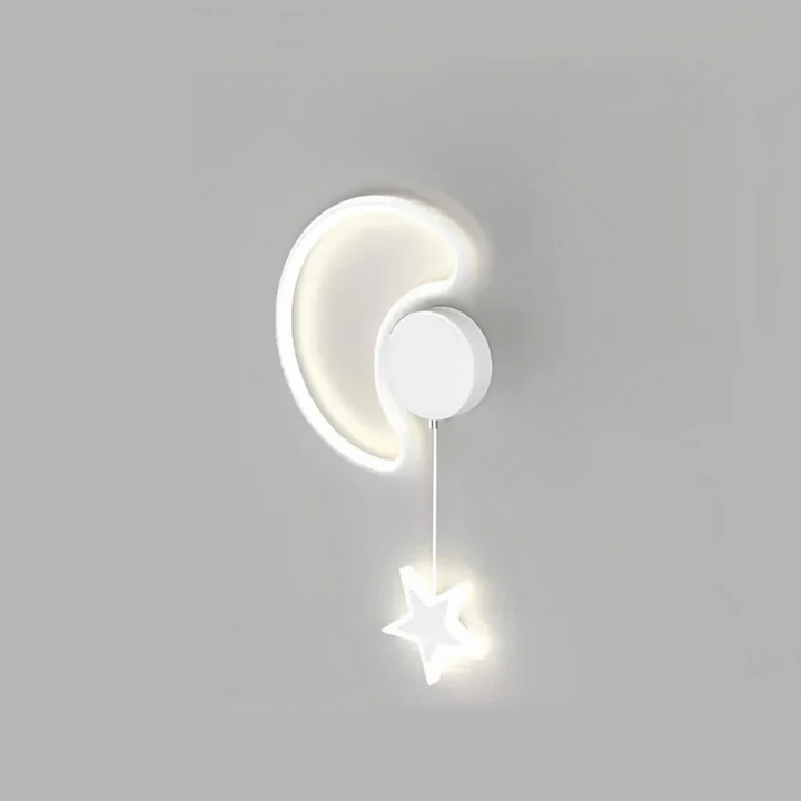 Skanto | DreamLight | Magische Wandlampe mit Wolken, Sternen und Mond
