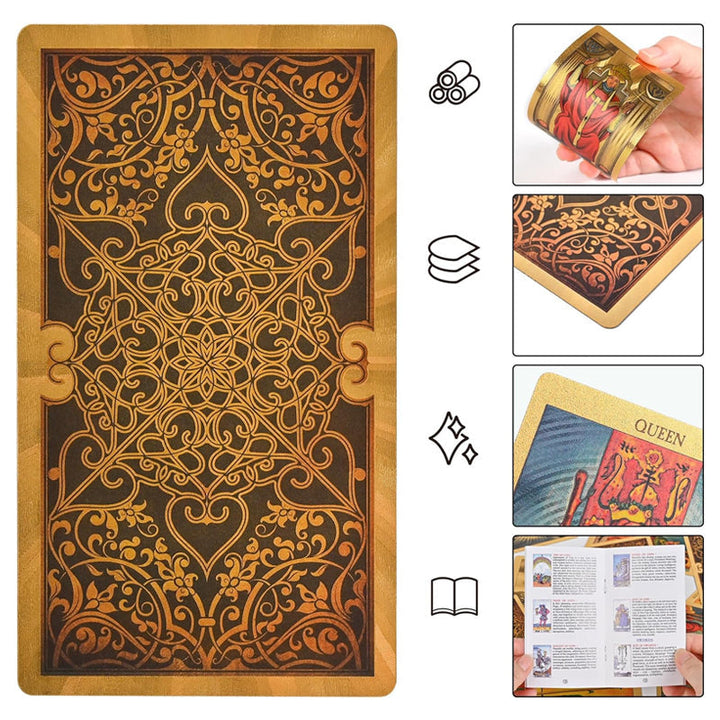 Entdecken Sie die mystische Welt des Tarot Goldfolien-Tarots