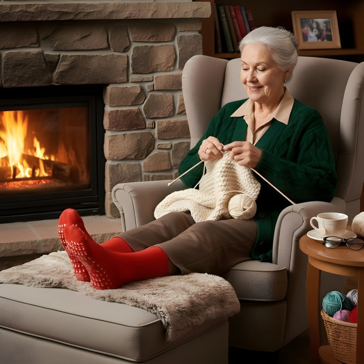Thermosocken – Magnettherapie – Atmungsaktive, schlankmachende Thermosocken für kalte Füße – Fördert die Durchblutung & Komfort Skanto