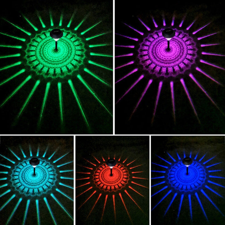 Skanto | Solar Wasserdichte kreisförmige divergierende Leuchte Sky Design LED Outdoor Garten Dekoleuchte